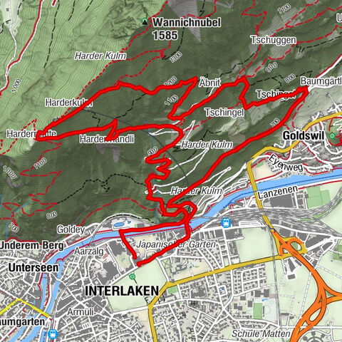 Rundweg Interlaken-Harder Kulm
