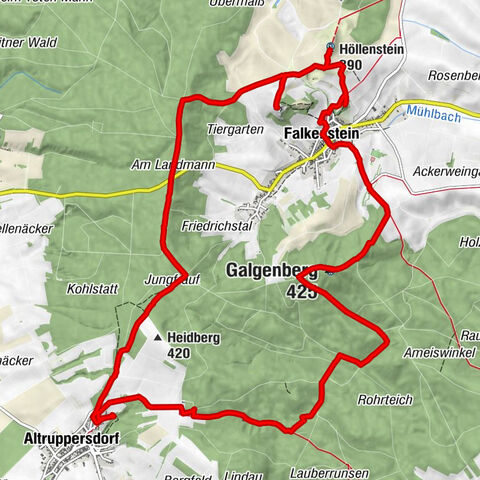 ALTRUPPERSDORF Galgenberg Höhlenstein Ruine Falkenstein  ret. 20210224
