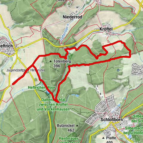 Alteburg - Kastell Maisel Rundweg Idstein, Hessen