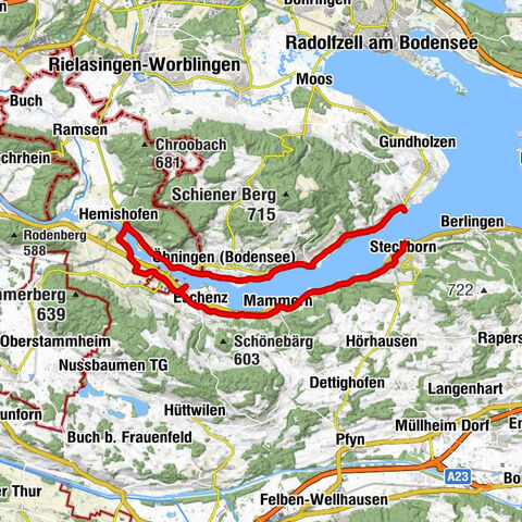 Western Untersee - Steckborn - Stein am Rhein
