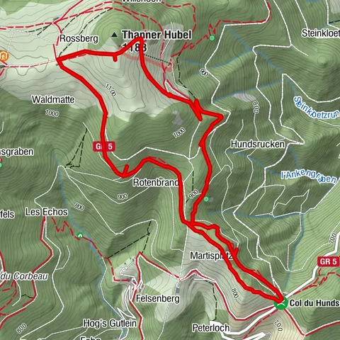 The Thannerhubel at Bourbach-le-Haut