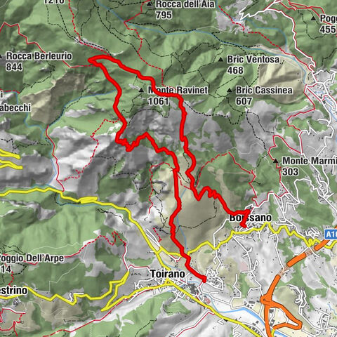 Leg 21  from Boissano to Toirano