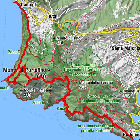 Leg 10 from Portofino to Camogli