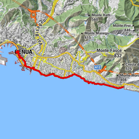 Leg 12  from Nervi to Genova Porto Antico
