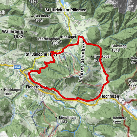 Pillerseetal - Buchsteinwand-Runde