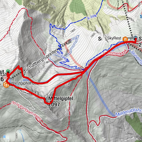 Schattberg summit circuit
