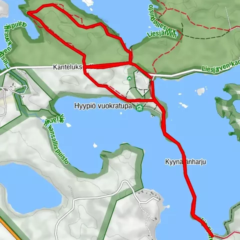 Hyypiön reitti, Tammela