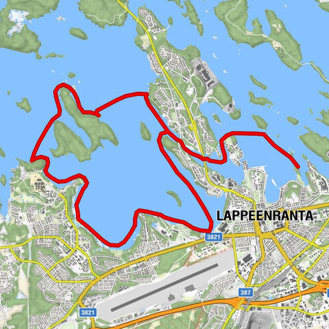 Ruohosaaren kierros, Lappeenranta