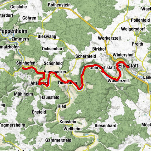 Von Solnhofen nach Eichstätt