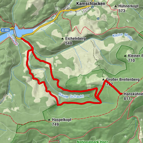 Sösetalsperre / Hanskühnenburg