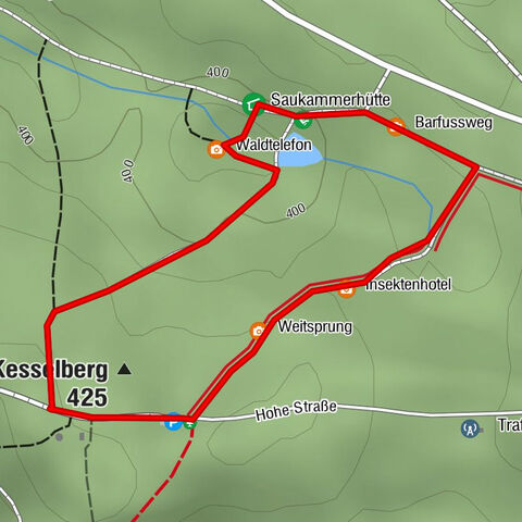 Adventure trail at Bismarck Tower