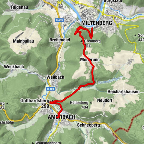 Nibelungensteig - 6th stage from Miltenberg to Amorbach