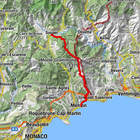 Menton - Sospel / Route royale (stage 1)