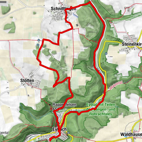 Mill route on the Alb