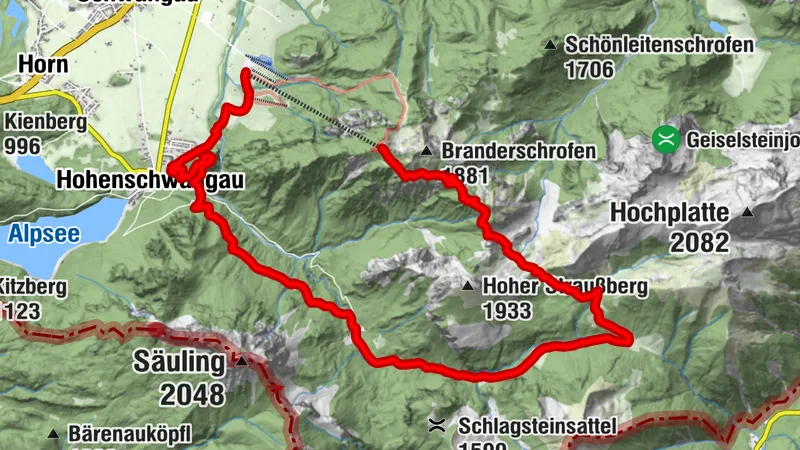 Hut tour - Tegelberg, Jägerhütte, Bleckenau