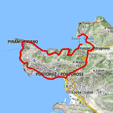 Strunjan heart route - longer