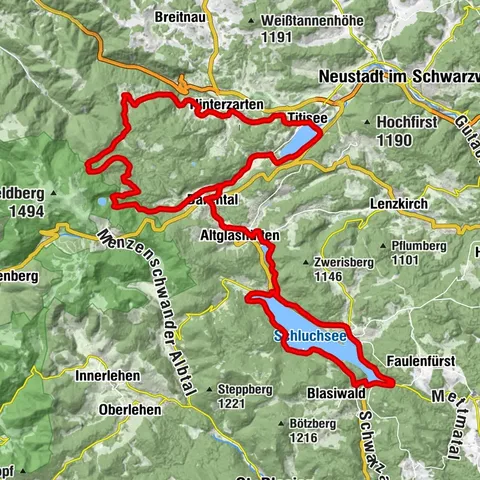 Lake Cycle Track Black Forest Highlands