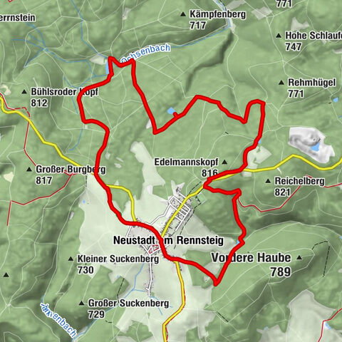 Circular hike - "4 ponds hike" Neustadt am Rennsteig - Thuringian Forest