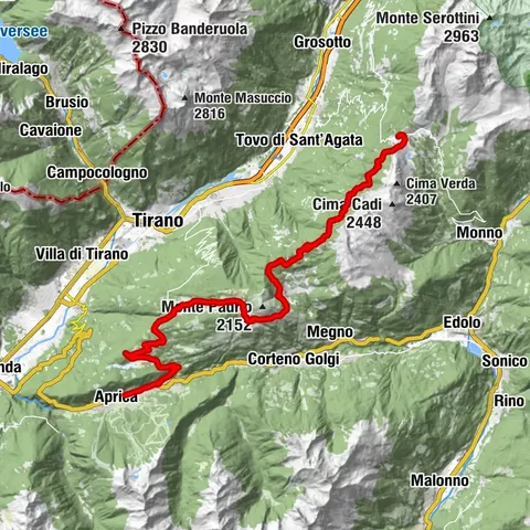 Mortirolo Pass (from Aprica - Pian di Gembro - Trivigno)