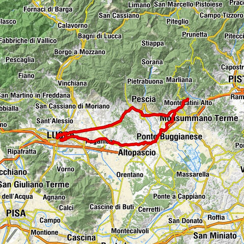 Montecatini Alto nach Locca
