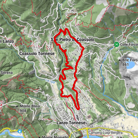 LANZO TORINESE Mulino Turcin loop