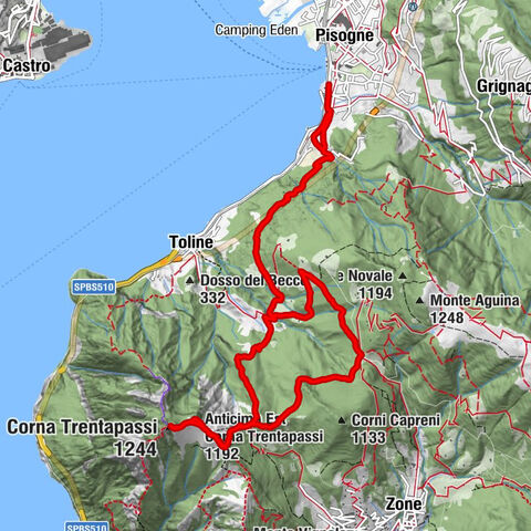 Corna Trentapassi - Lago de Iseo