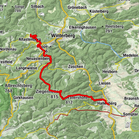 Sauerland-Höhenflug: From Altastenberg to Hallenberg