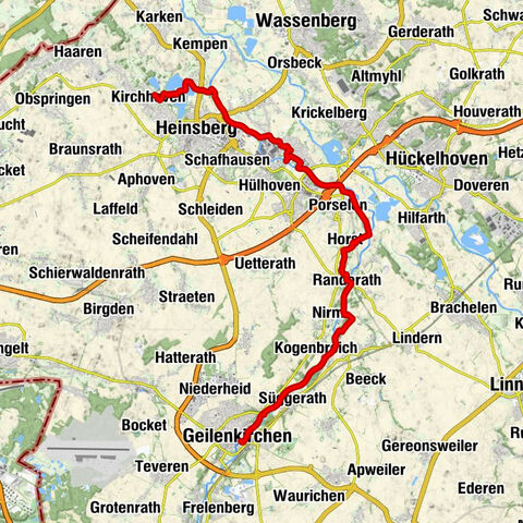 Von Heinsberg Kirchhoven entlang der Wurm nach Geilenkirchen #LL2ROM V08 (Erkelenz-Aachen 2 von 4)