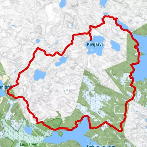 Kivijärven rengasreitti 27 km (Hämeen Ilvesreitti)