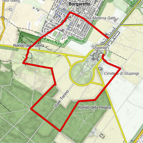 Cycling in the Nature of Stupinigi