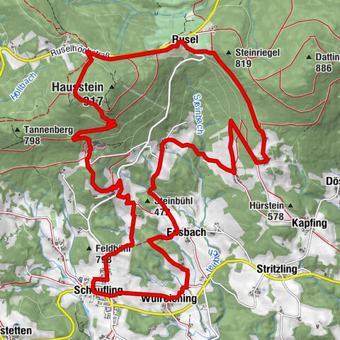 Goldsteig-Alternativrunde Schaufling