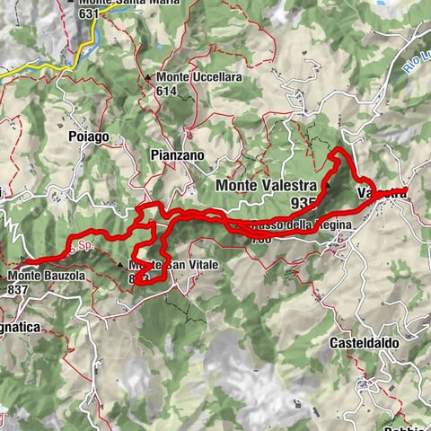 Valestra - Monte Valestra - Oratorio di Santa Maria Maddalena - Passo della Regina