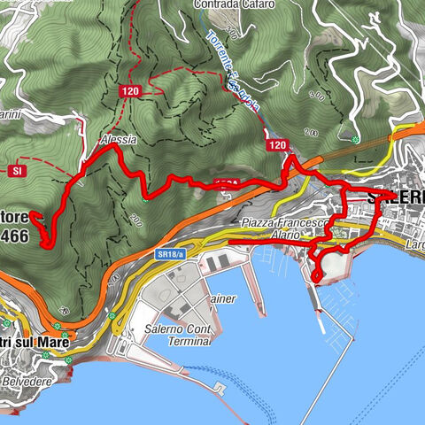 Salerno - Chiesa della Santissima Annunziata - Monte San Liberatore - San Pietro a Corte