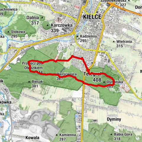 Kielce - Hałasa - Telegraf