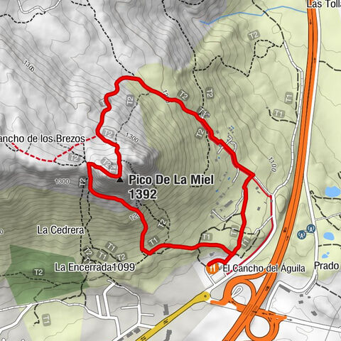 El Cancho del Águila - Pico De La Miel - La Cabrera
