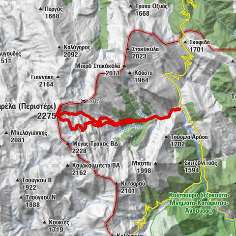 Χαλίκι - Αγία Παρασκευή - Τσουκαρέλα (Περιστέρι)