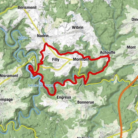 Achouffe - Nisramont - Nadrin - Achouffe