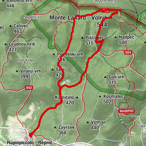 The Mount Lanaro Loop Trail