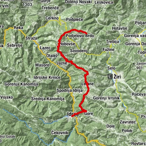 Via Alpina Slovenia: Stage 6 (Idrija-Hut on Ermanovec)