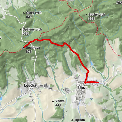 Újezd u Valašských Klobouk - Újezd - Doubrava