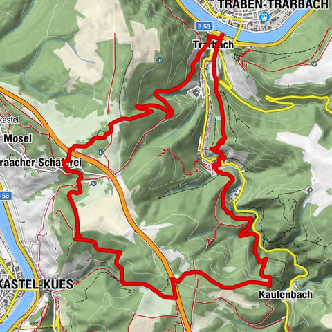 Moselsteig detour Moseltalschanzen
