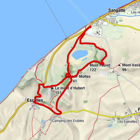 Sangatte - Noires Mottes - Noir-Mottes - Le mont d'Hubert