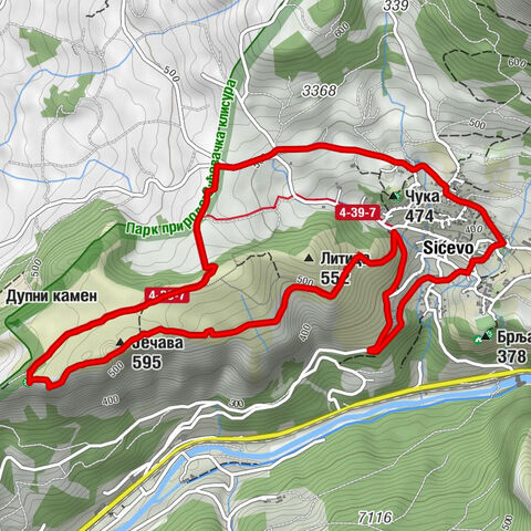 Сићево - Јечава