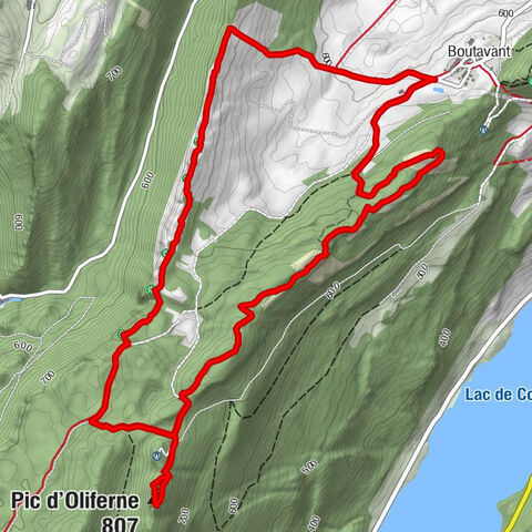 Vescles - Belvédère du Pic d'Oliferne - Pic d'Oliferne
