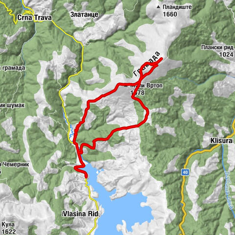Златанце - Мали Вртоп - Вртоп - Драјинци