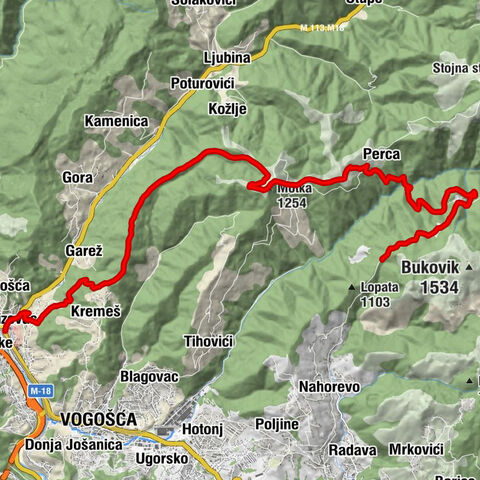 Vića - Planinarski dom Motka - Motka - Svrake