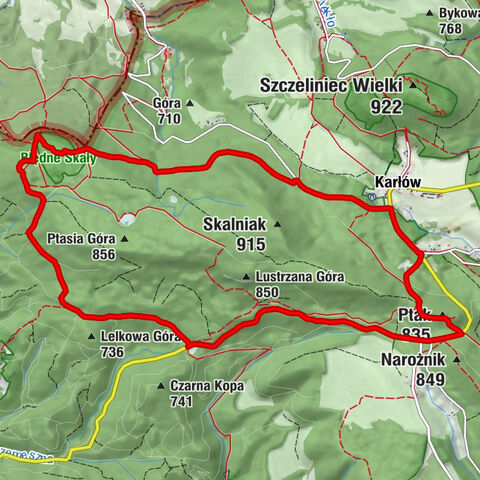 Kudowa-Zdrój - Karłów - Ptak