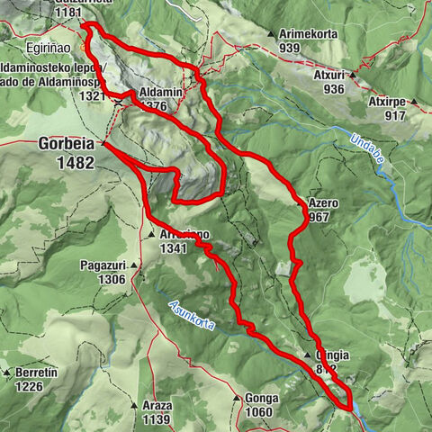 Sale el Agua - Gorbeia - Aldamin - Zeanuri