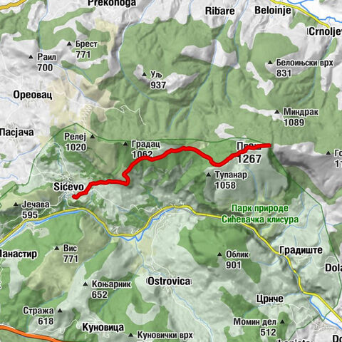 Сићево - Црква Светог Илије - Тупанар - Плеш