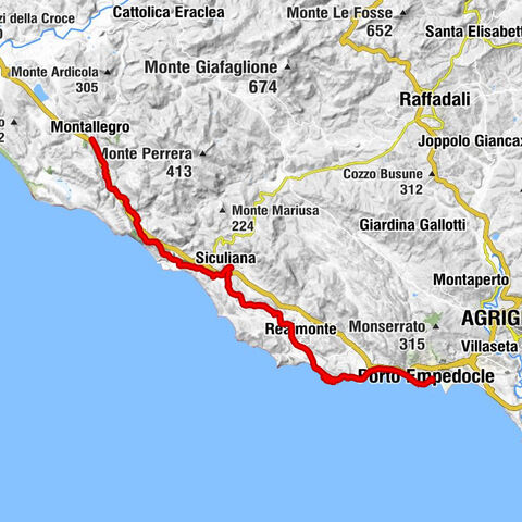 Porto Empedocle - Scrusciu di Mari - Caffè Bistrot - Sella Omomorto - Montallegro